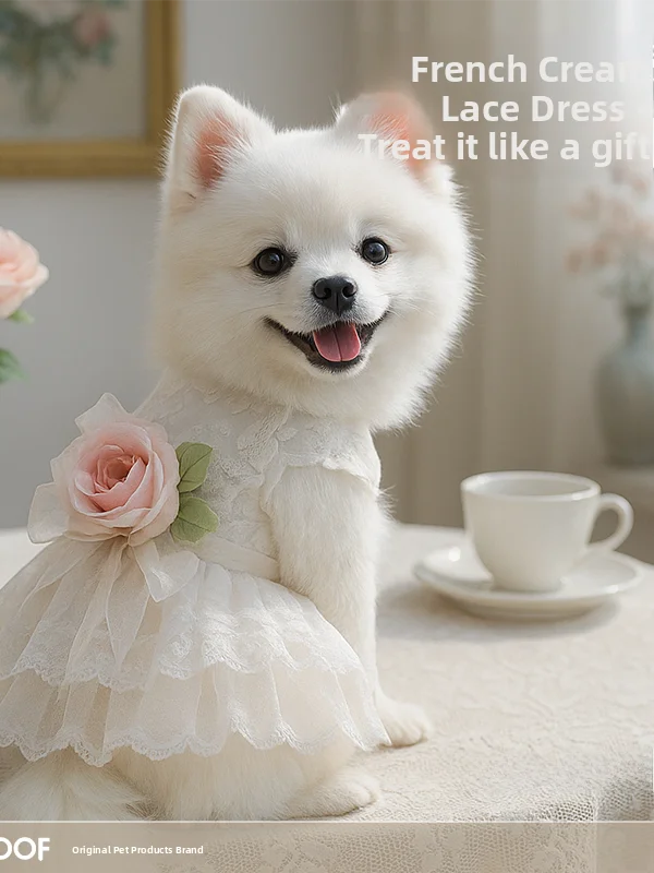 

Princ Sle Кружевная юбка Dog Dr Cute Bow Tie f Body Dr Special для уличного использования Одежда для собак Одежда для домашних животных от Kyjen