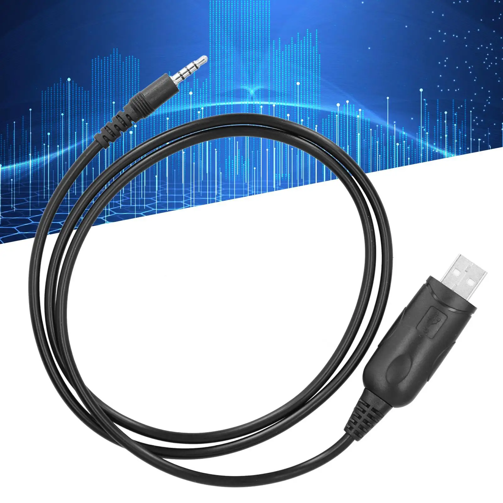 USB Programming Cable for Intercom Frequency Writing Compatible with for ic 1275 for ic 275 for ic 375 Models