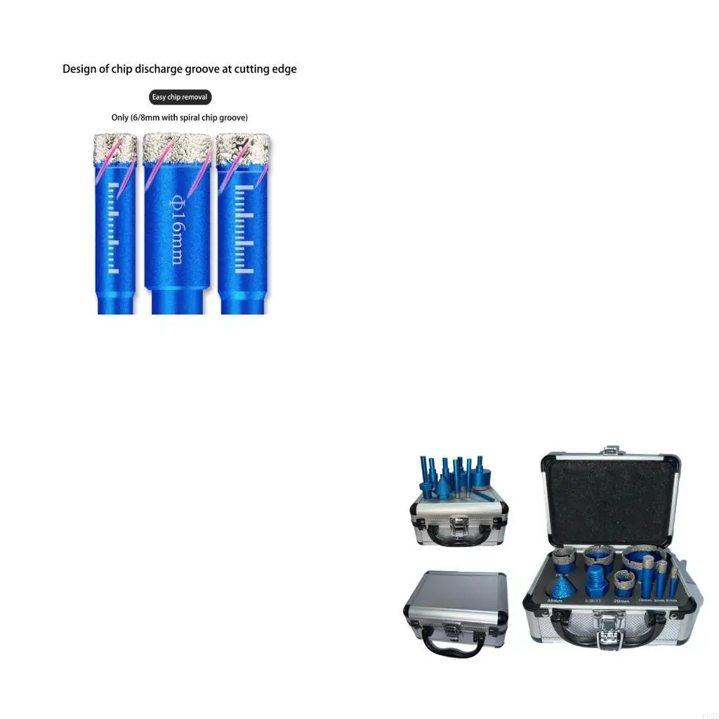 

Diamond Drill Bits Sets Milling Bit Hole for Porcelain Tile Granite