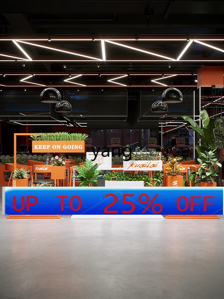LMM Outdoor Flower Stand Flower Box Combination Iron Partition Fence Industrial Style Flower Bed