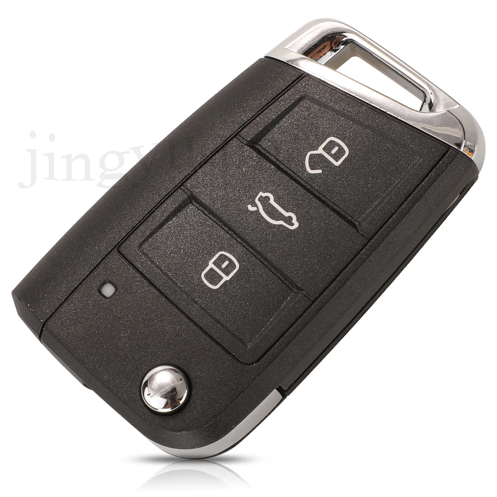 jingyuqin Keyless Go/Half Smart Remote Car Key For VW Volkswagen Golf7 MK7 Touran Polo Tiguan 433Mhz MQB ID48 Chip