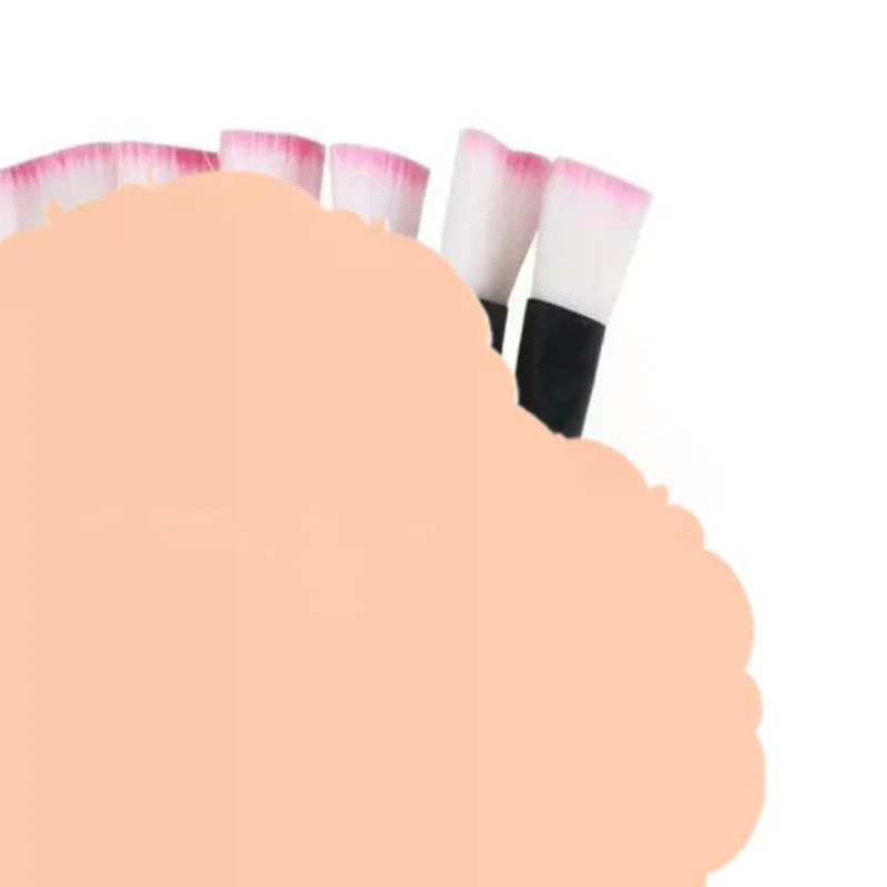 4Pcs Soft Nylon Bristle Plastic Handle Facial Mask Brush Professional Cosmetic Skin Care Tool Set