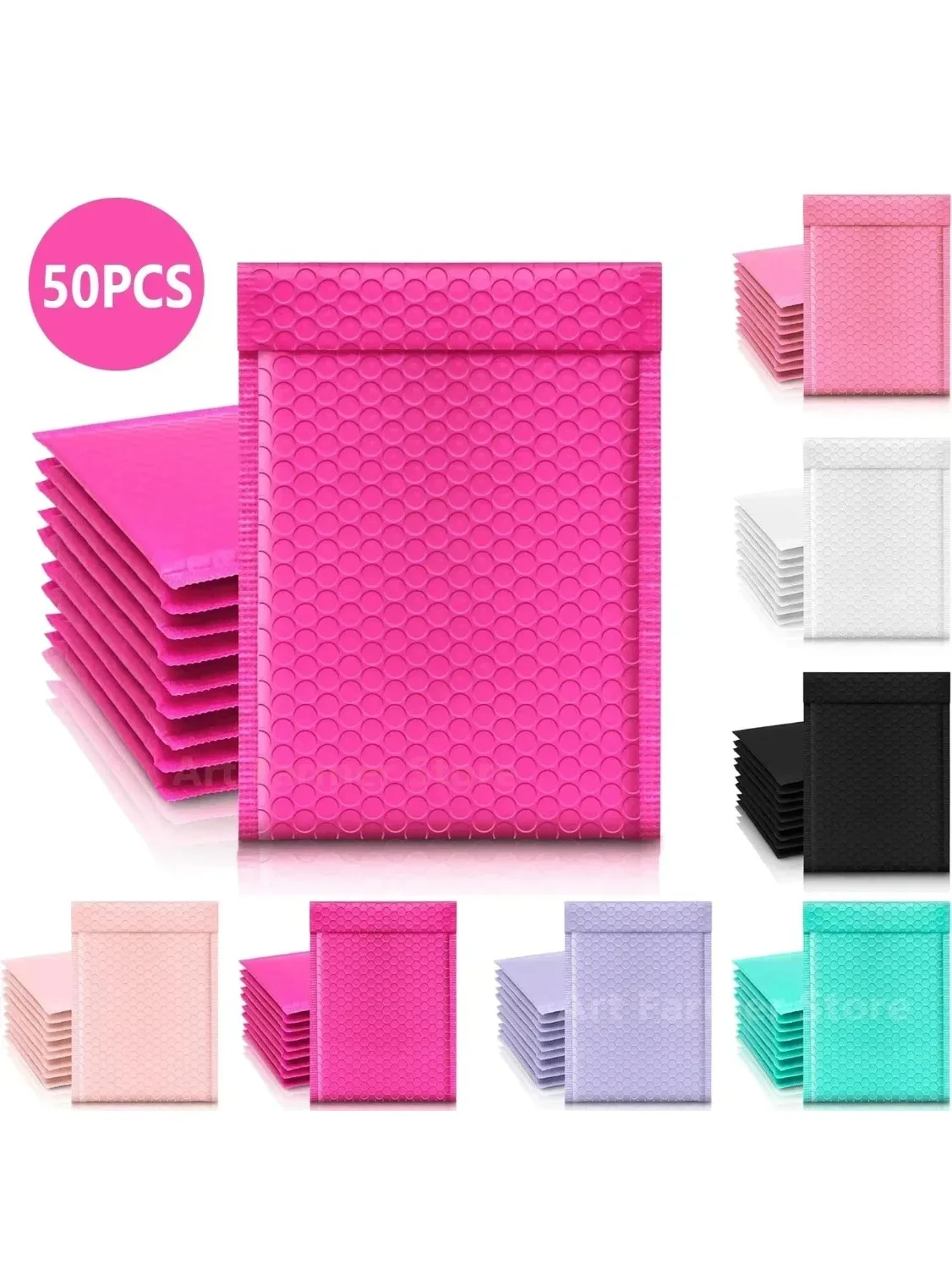 50 stuks leveringspakket bubble bag, zakelijke benodigdheden enveloppen verzendpakketten mailer envelop verpakking bubble bag - afbeelding 2
