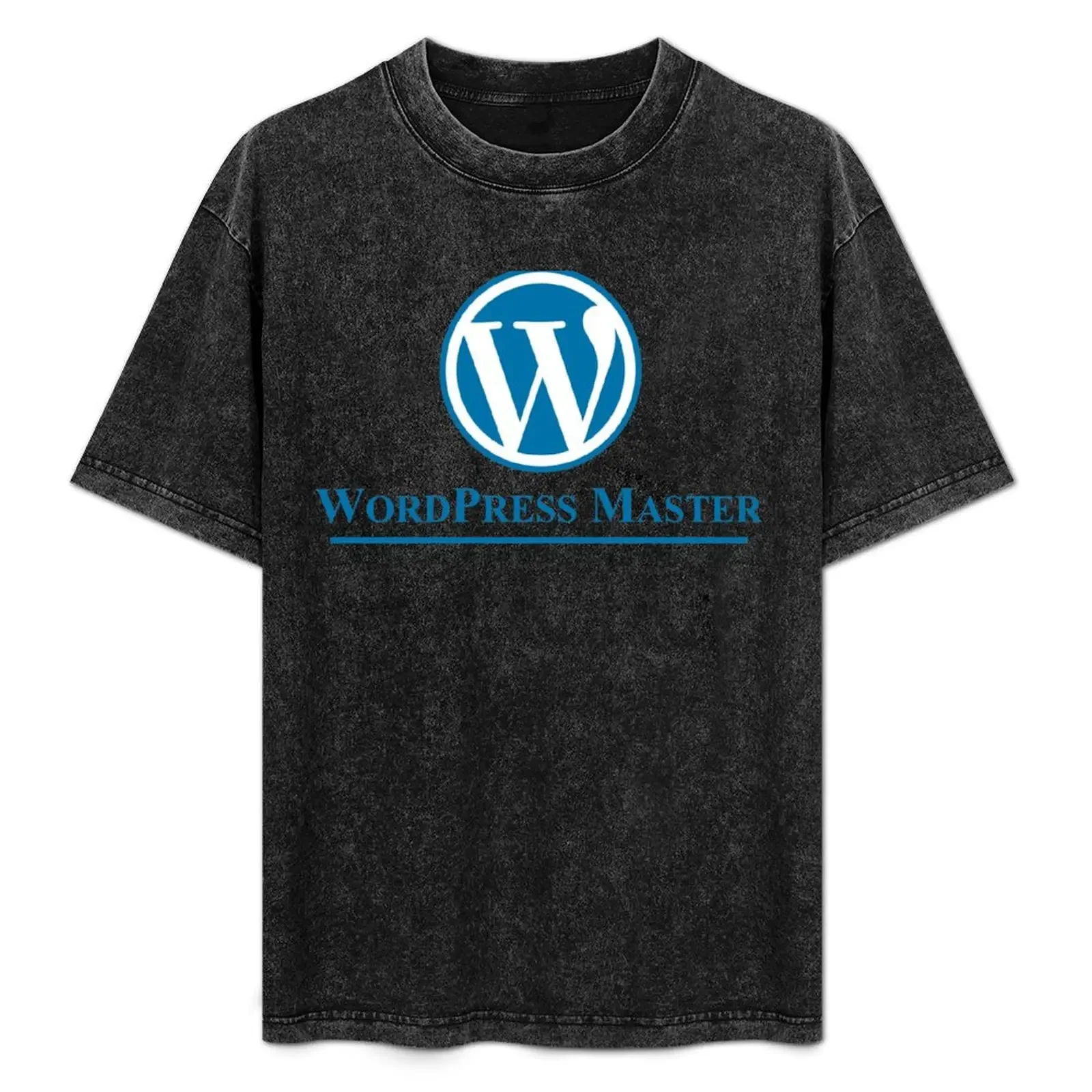 تي شيرت Wordpress Master تي شيرت للرجال جرافيك مضحك تي شيرت رجالي قطن 100% مضحك تي شيرت رجالي قمصان جرافيك تي شيرت