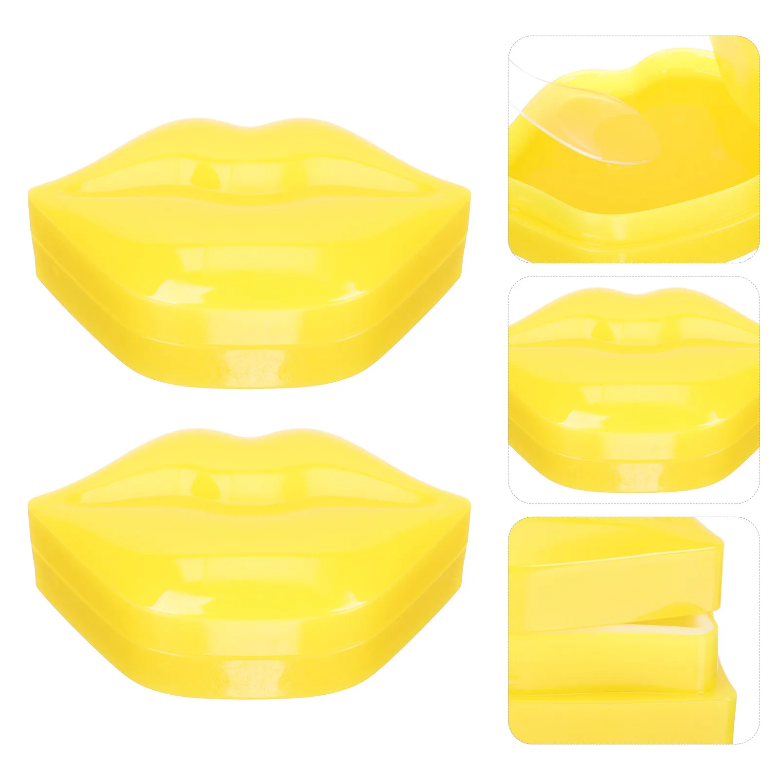 2 Boxes Lip Mask Professional Moisturizing Exfoliating Portable Lip Care Masks Deep Hydrating Products Gift for Women