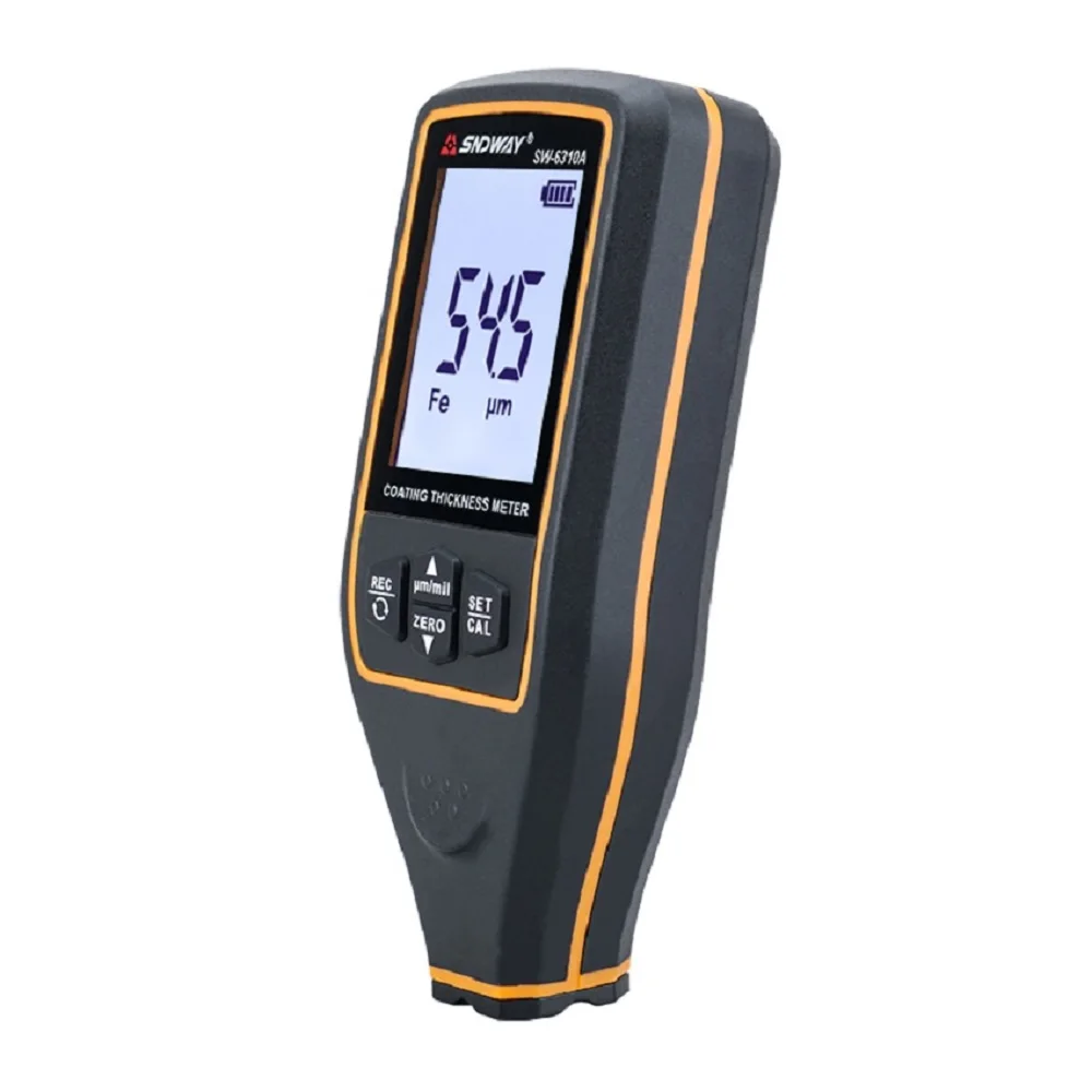 SNDWAY SW-6310A/B Coating Thickness Meter Gauge 1700um Car Paint Film Tester Ceramic Metal Coating Automotive Paint Micrometer