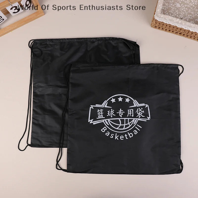 กีฬากลางแจ้งขนาดใหญ่ความจุ Bundle Pocket Drawstring กระเป๋า Oxford ผ้ากระเป๋าเป้สะพายหลังสําหรับบาสเกตบอลลูกฟุตบอลฟิตเนสกระเป๋า