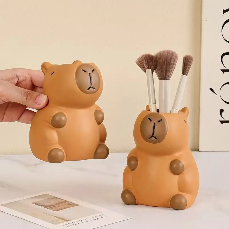 かわいい漫画オフィスデスクトップ装飾品創造的な個性メイクアップペン収納チューブ-seagebel-ブランド-aw-36588