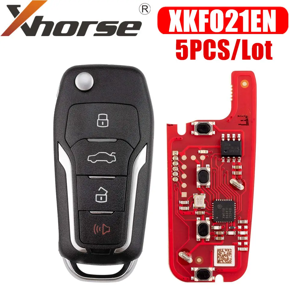 Xhorse Wire Key XKB520EN XKB526EN XKLKS0EN XKFO21EN XKHY21EN XKKF05EN XKHY25EN XKKF20EN XK Wire Remote Key 5PCS/Lot