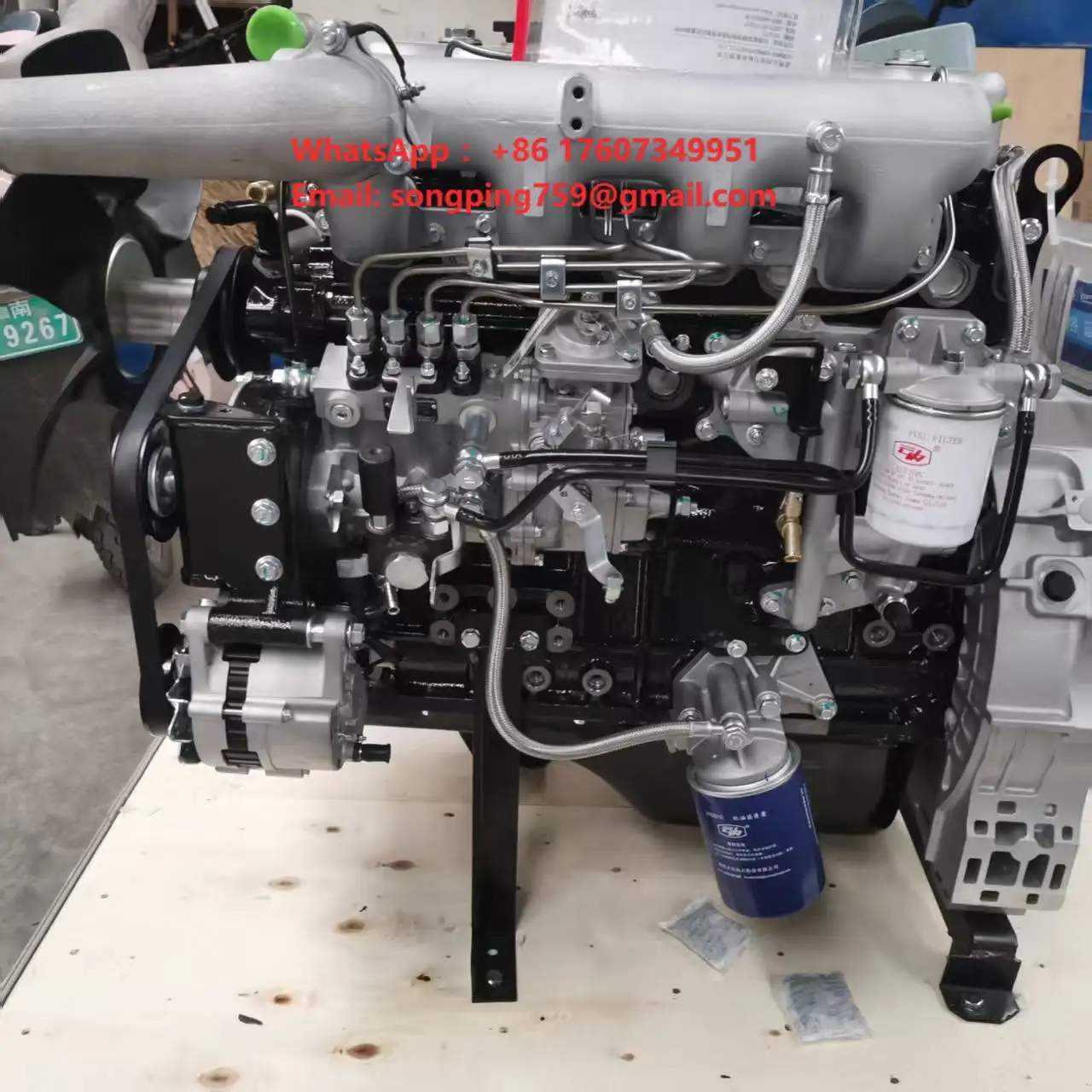 Yunnei Diesel Engine Assembly, Durable Truck Engine, Heavy-Duty Diesel Engine for Light Truck Replacement
