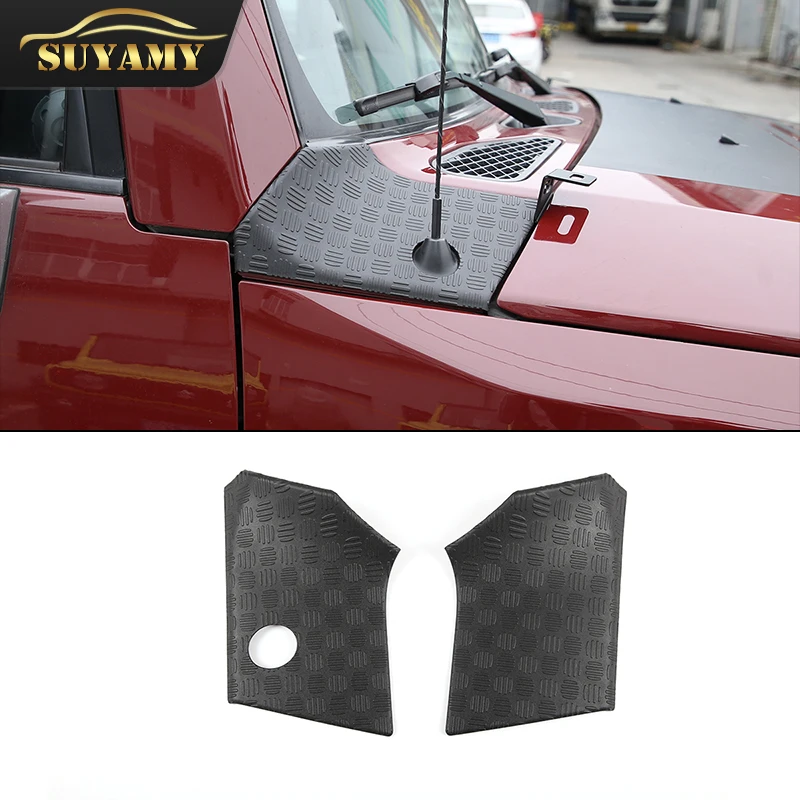 

1 Pair Car Hood Both Sides Panel Decorative Cover Stickers For Toyota FJ Cruiser 2007-2021 Auto Accessories Styling ABS