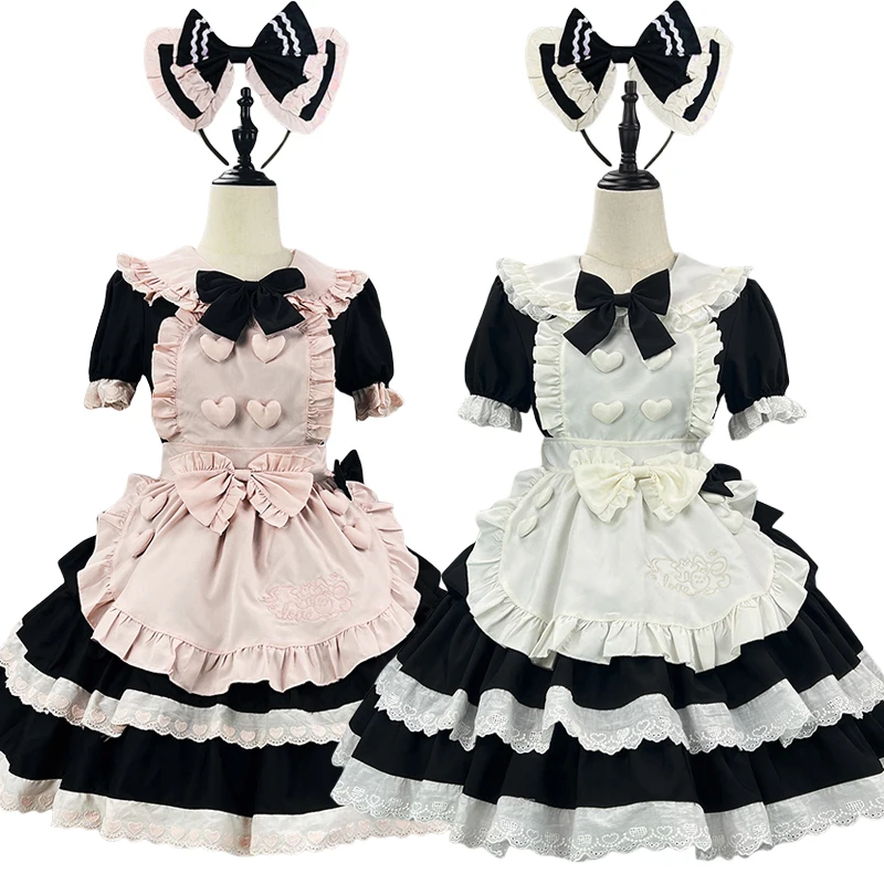 s-5xl-dos-rose-beige-tenue-de-femme-de-chambre-lolita-mignon-douce-fille-robe-de-princesse-femmes-magnifique-robe-tablier-avec-bandeau-robe-de-servante