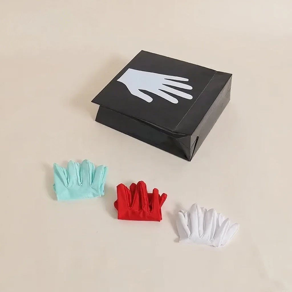 New Changing Color Gloves by Rossy Magic Tricks (Pocket Version)  Stage Magia Magician Props