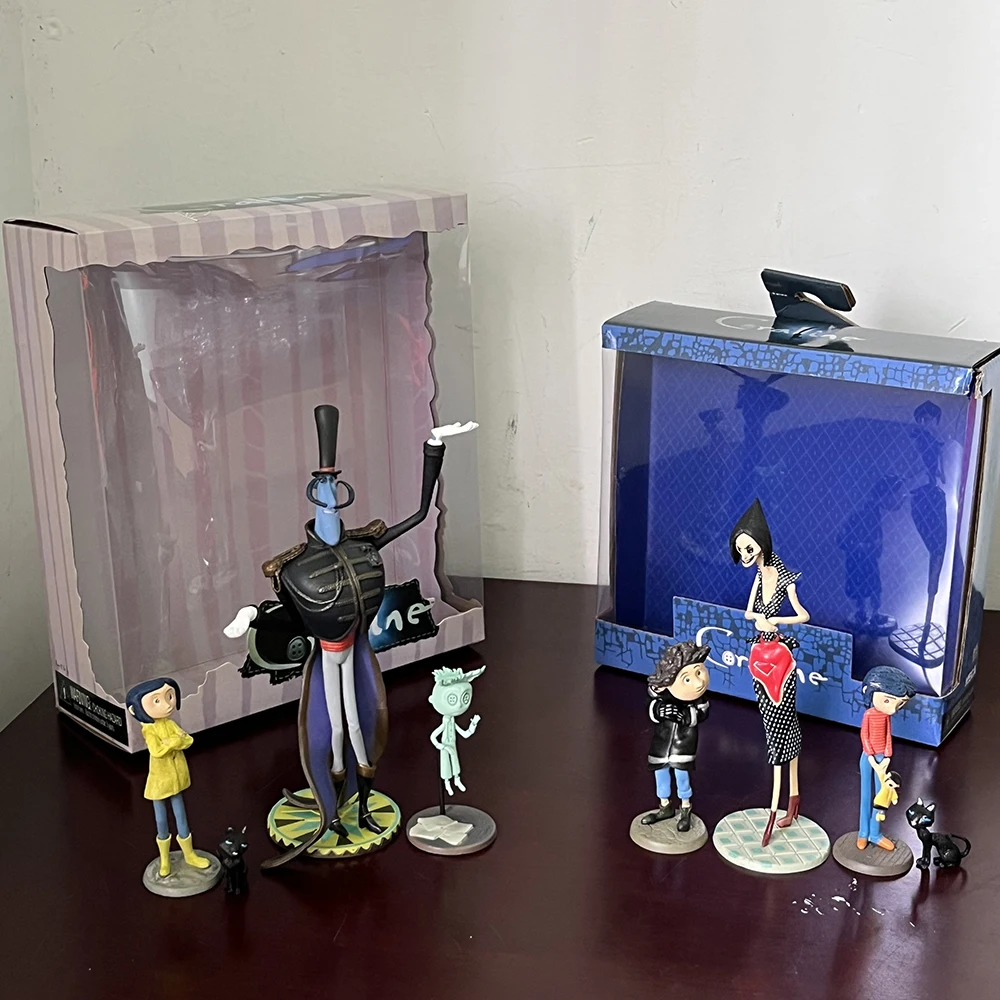Coraline Figure Charlie Jones‌ Figure Mr. Jones‌ Ghost Father‌ Anime Coraline & the Secret Door Crooked Doll Toy Model Gift