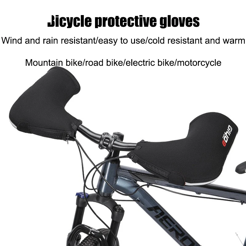 GIYO Winter Mountain Road Bicycle Bar Mitts Glove Bike Handlebar Mittens Warmer Cover Hand Warmer Cycling Coldproof Equipments