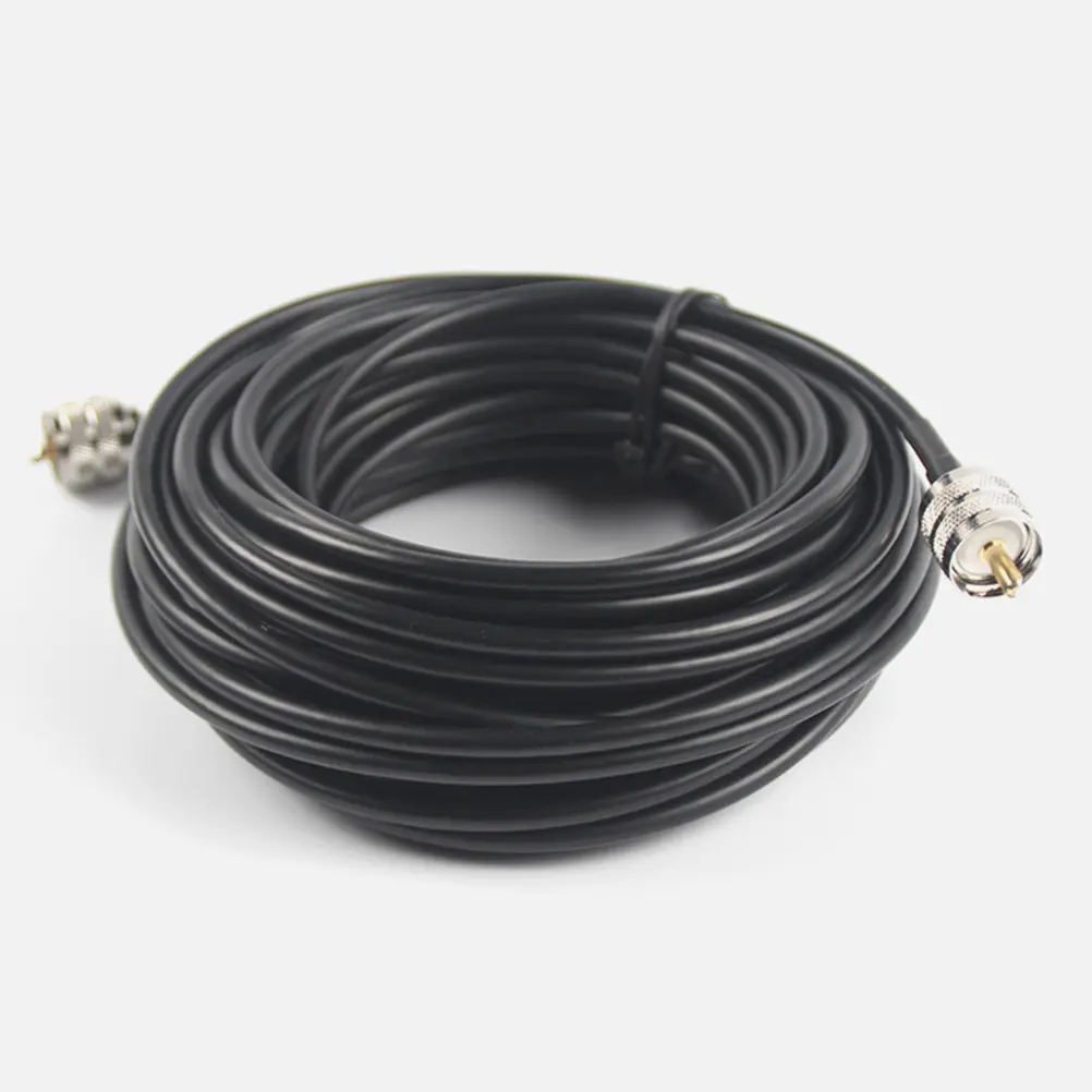 

259 to 259 Rg58 Uhf Coaxial Cable Radio Antenna Transmitter Receiver Digital Two-Way Amateur Radio Applications Cb