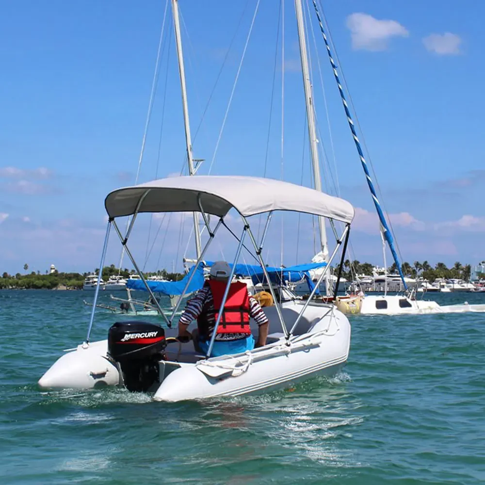 

PVC Material Inflatable Fishing Boat With Aluminum Floor Base CE Certificate With Motor