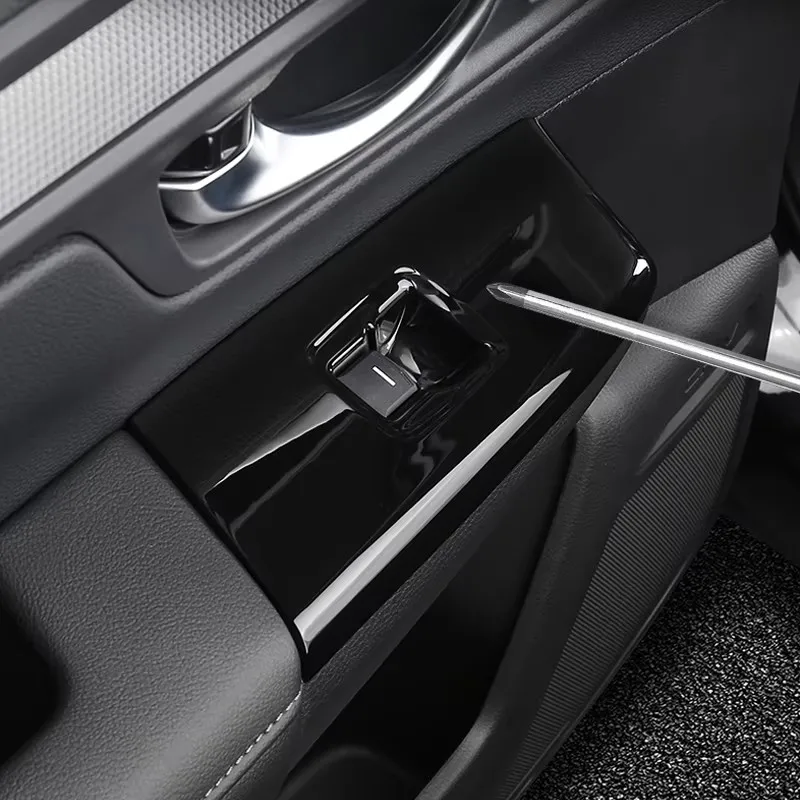 Für Honda CR-V CRV 6. Generation 2023 2024 2025 2026 Hybrid Glänzend Schwarze Stil Auto-Innenverkleidung Zubehör Linkslenker LHD – Detail 5