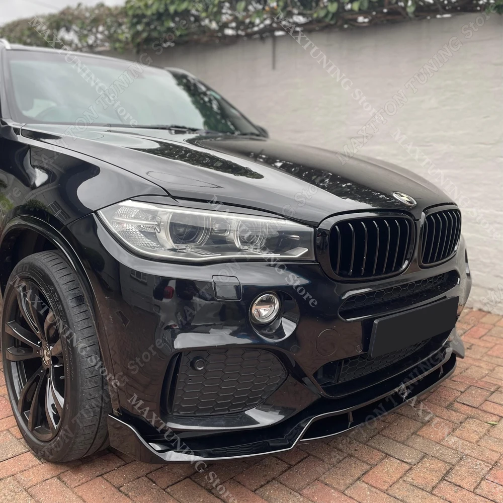 

Для BMW X5 F15 25d 35i 50i M50d M Sport 2013-2018: Комплект из 4-х элементов для тюнинга кузова — передний бампер, сплиттер, диффузор, спойлер, защита.