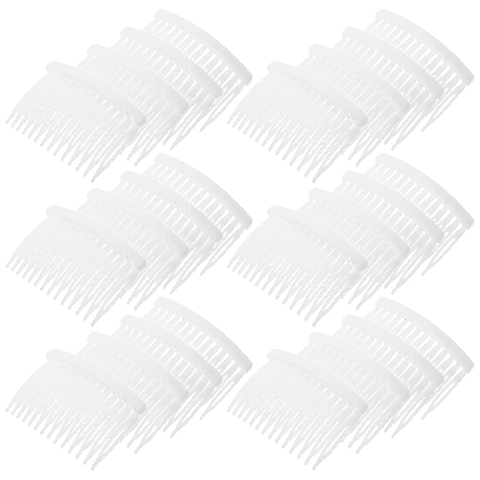 

50Pcs Hair Combs 14 Tooth Side Clip French Twist Pins for Wedding Veil Elegant Hair Accessories