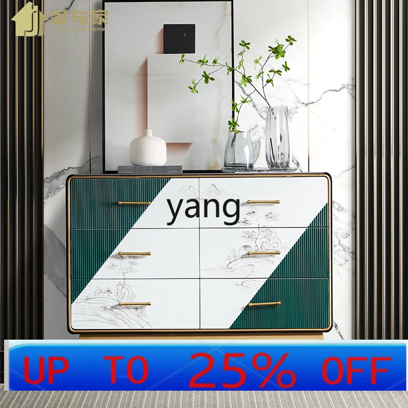 

LH New Chinese Slate Modern Simple Drawer Painted Multi-bucket Kitchen