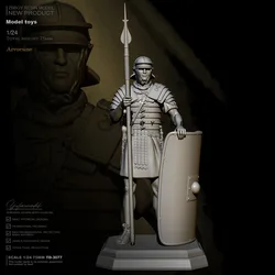 76mm 1/24 Resin model kits figure colorless and self-assembled TD-3077