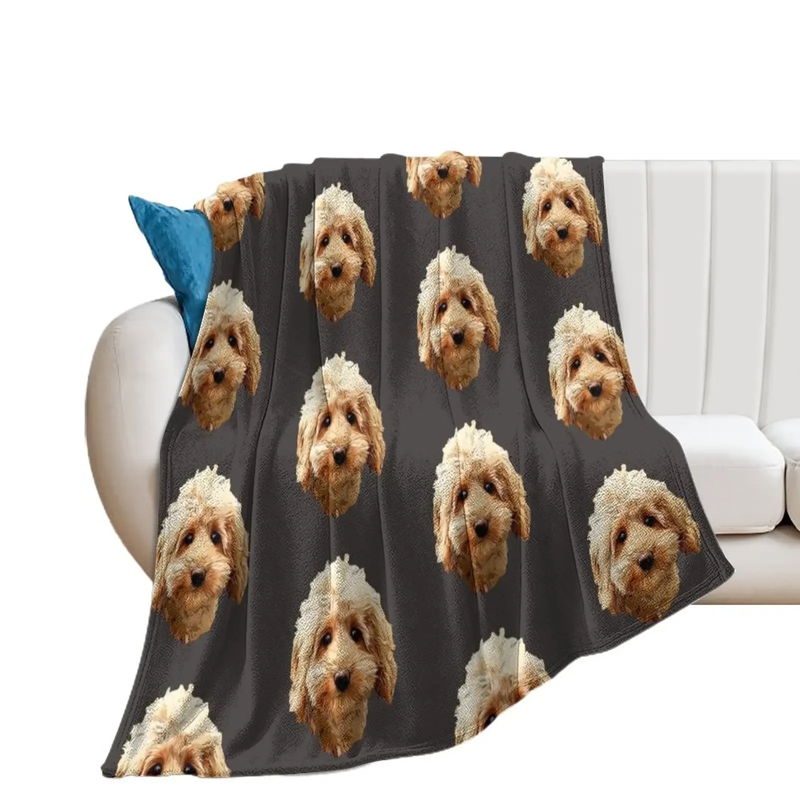 Cavapoo Cockapoo Doodle Cuteness Throw Blanket christmas gifts Sofa Throw Baby Luxury St Blankets