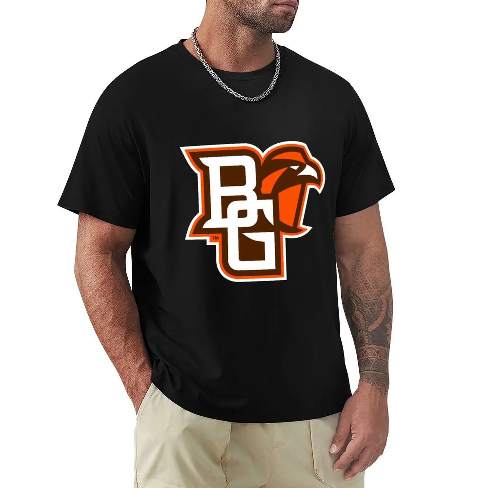 

BGSU Falcons College NCAA T-Shirt blacks vintage anime shirt oversizeds T-shirt men