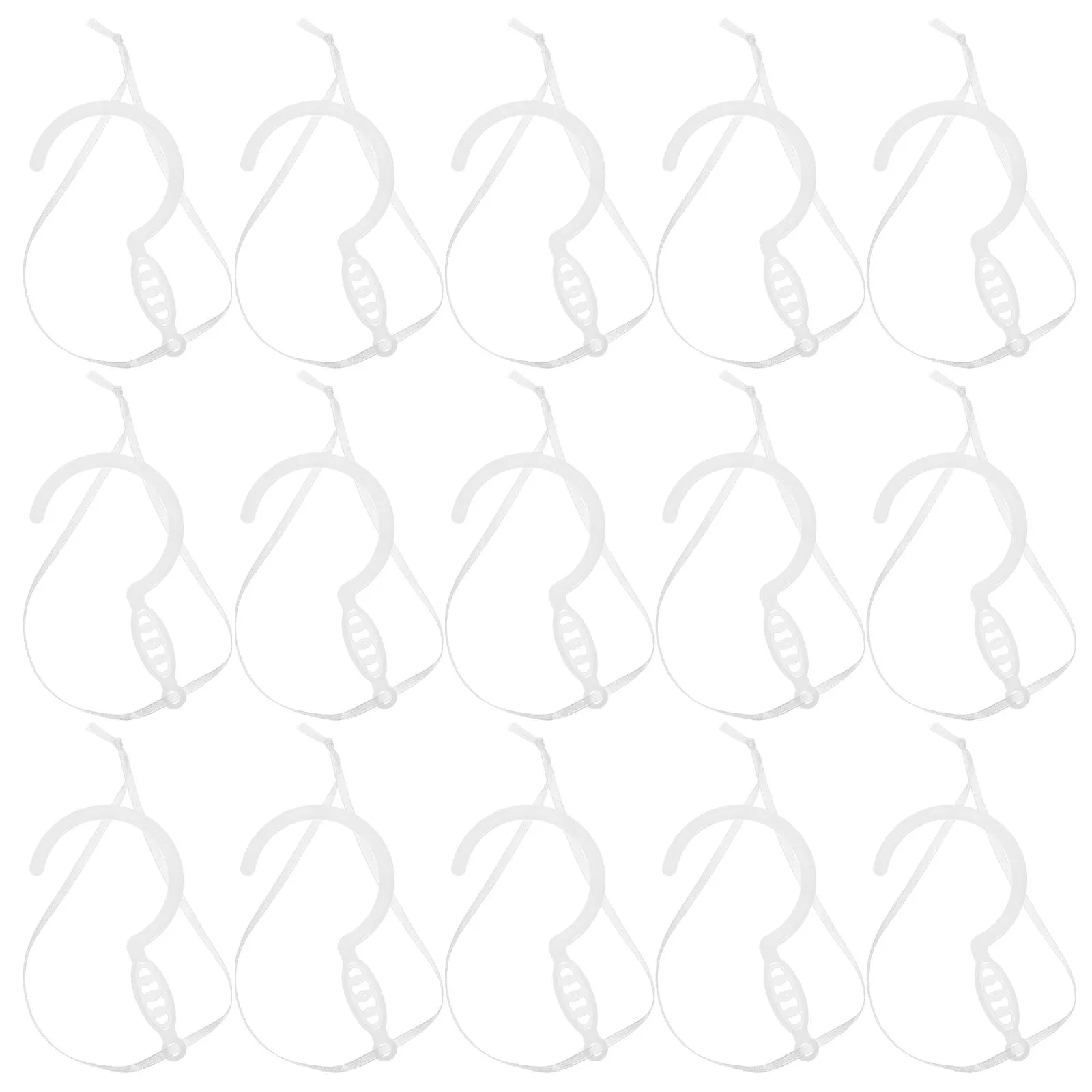 

50Pcs Mosquito Net Hooks Plastic White Bed Canopy Hanging Clips Baby Cradle Nursery Net Holder Plastic Hooks for Hanging