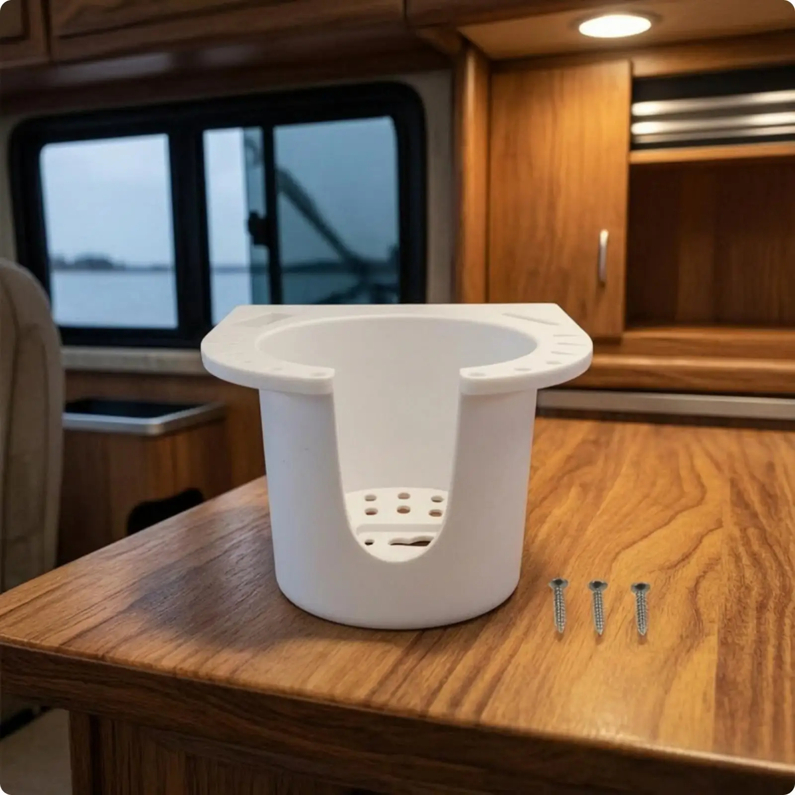 Plastic Stackable Storage Box for Fishing Equipment Marine Hardware Organizer with Mounting Screws
