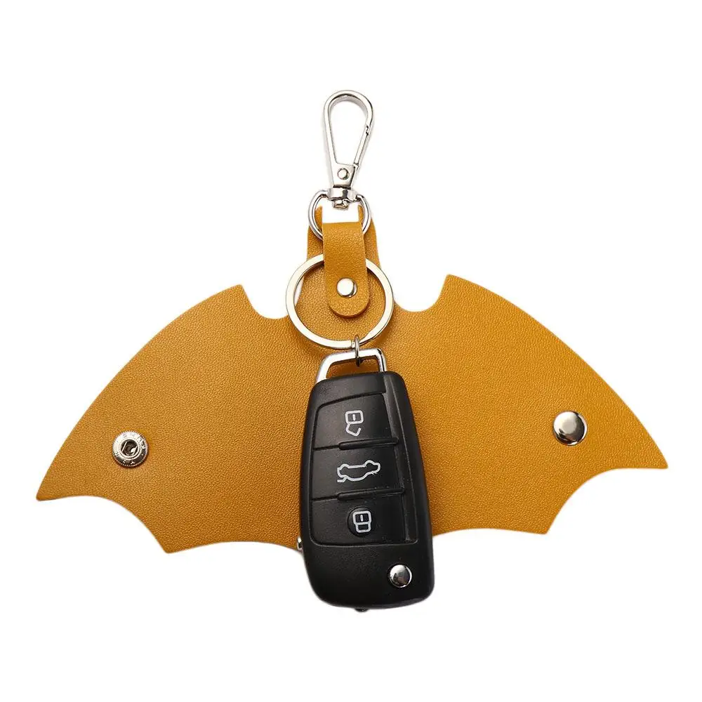 PU Leather Key Cover Key Storage Case Mini Card Bag Remote Key  Pouch Car Key Organizer Men's Key Holder Leather Keychain