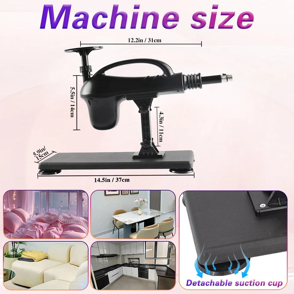 A2SS-NEW Automatic 3xlr Sex Machine for Woman, Adjustable Masturbating Pumping Sex Toys for Men Couples, Sex Products view 2