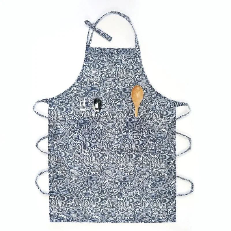 Linen Cotton Kitchen Table Set Includes Five Products Printed Tablecloth Tea Towel Woven Apron
