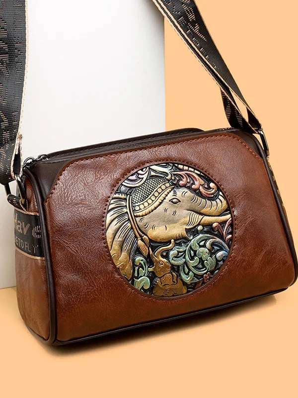 Retro Women's Bag 2025 New Broadband Bag Fashion Soft Leather Shoulder Bag Crossbody Bag Pillow Bag Women's clutch bag