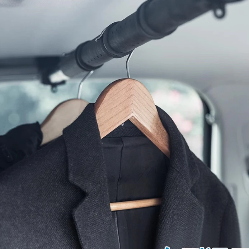 Car mounted clothes drying pole tool, car mounted clothes rack, rear hanging clothes rack, retractable hanging rope