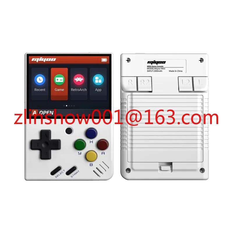 Portable video game console with 3.5-inch screen and onion system handheld game console