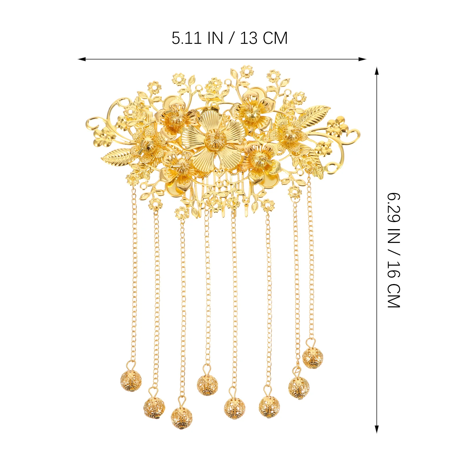 Wedding Hair Accessory Traditional Bride Vintage Accessories Hairpin Tassel Chinese Clip Decor