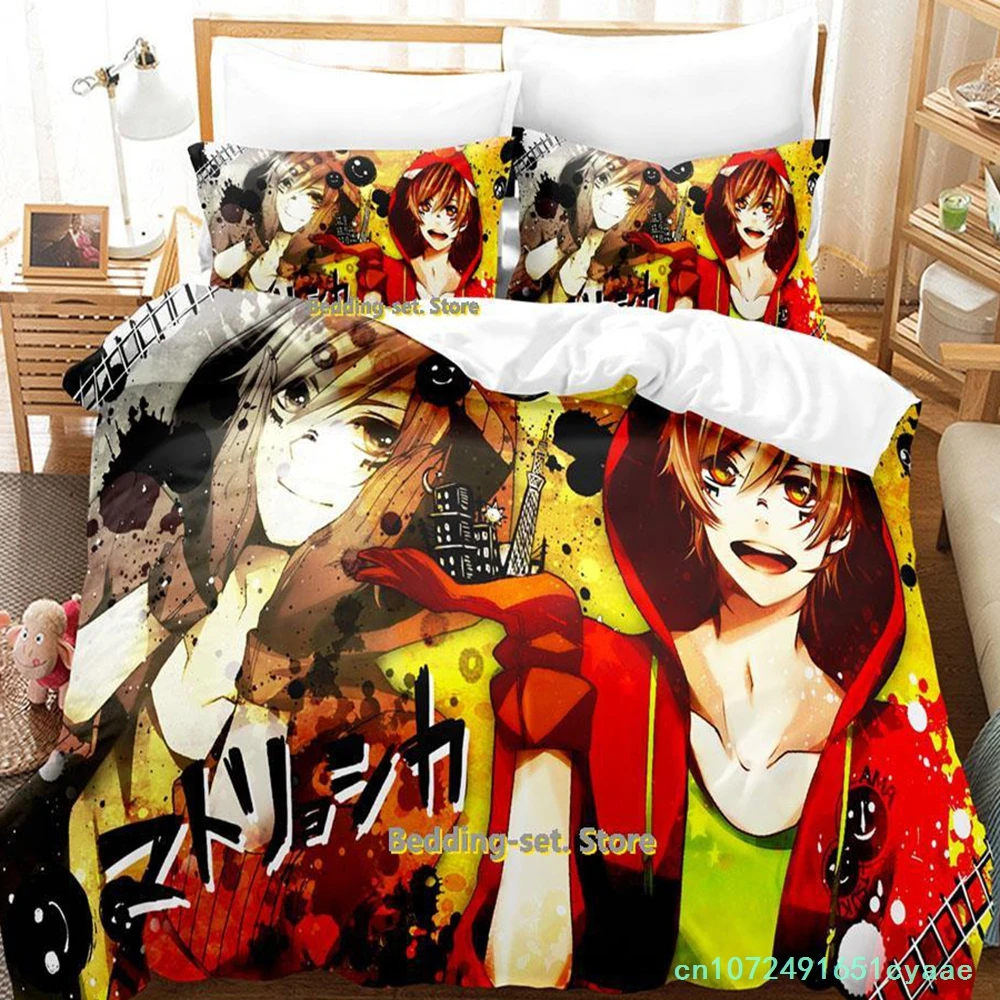 Nico Nico Singer Bedding Set Single Twin Full Queen King Size Bed Set Adult Kid Bedroom Duvetcover Sets Anime Parure De Lit Bed