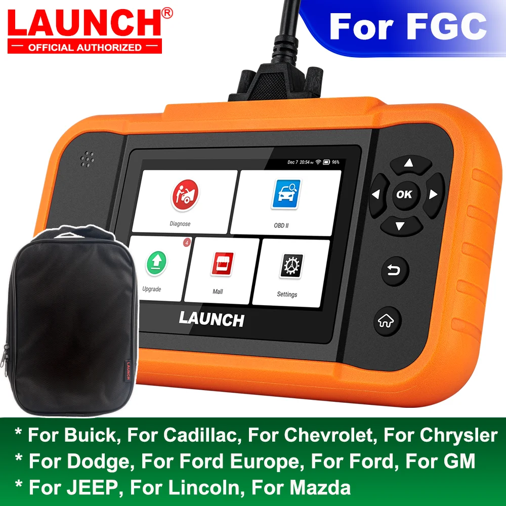 

LAUNCH X431 Creader Elite 2.0 For FGC Car Diagnostic Tools Full Systems ECU Coding Bi-directional Control 31+ Service OBD2 Scan