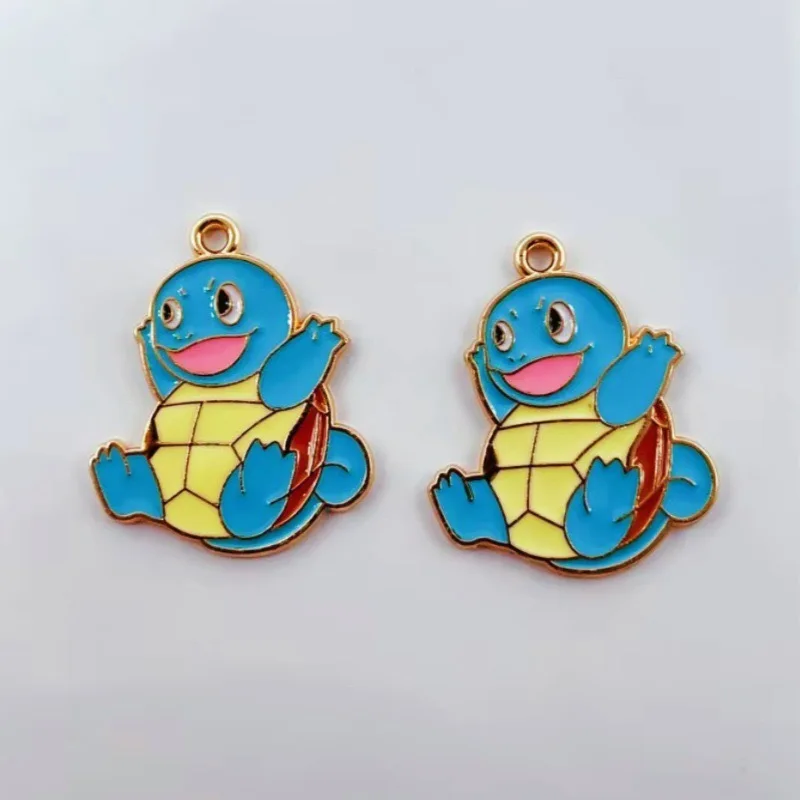 10pcs Cartoon Baby DIY Alloy Drip Oil Earrings Pendant Keychain Pendant Accessories image 2