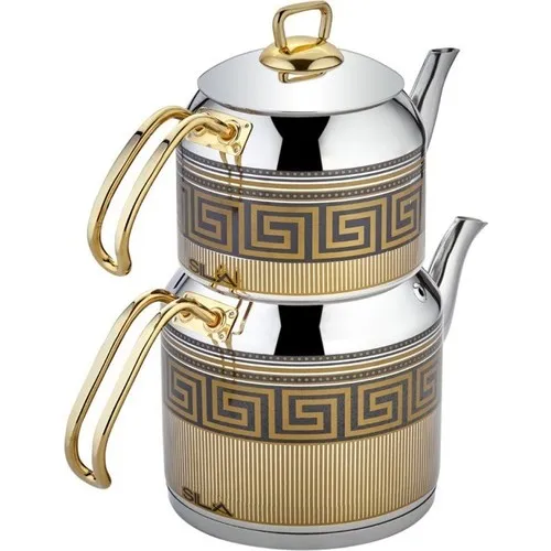 Sila Zeugma Decorated Black Gold 521-S Teapot