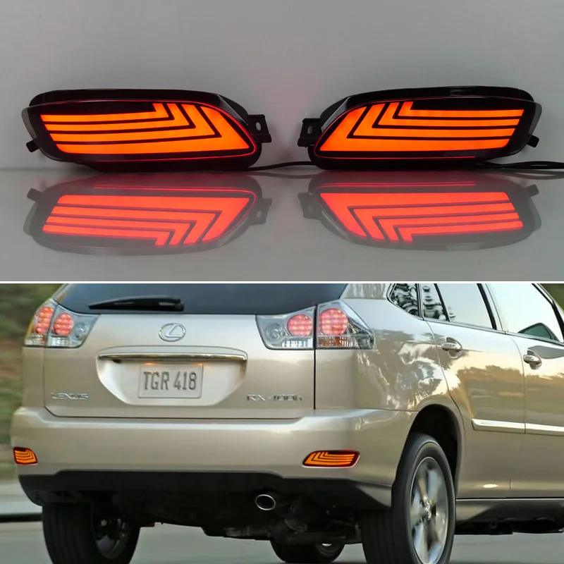 

Car Accessory LED Rear Bumper For Lexus RX300 RX330 RX350 2003-2008 Reflector Signal Running Light Brake Indicators Auto Part