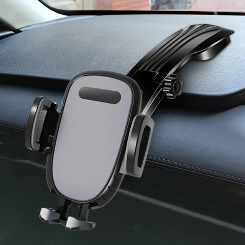 Rotatable Car Phone Holder Suction Cup Mount for Dashboard Secure Grip ABS Silicone Build Universal Smartphone GPS Navigation
