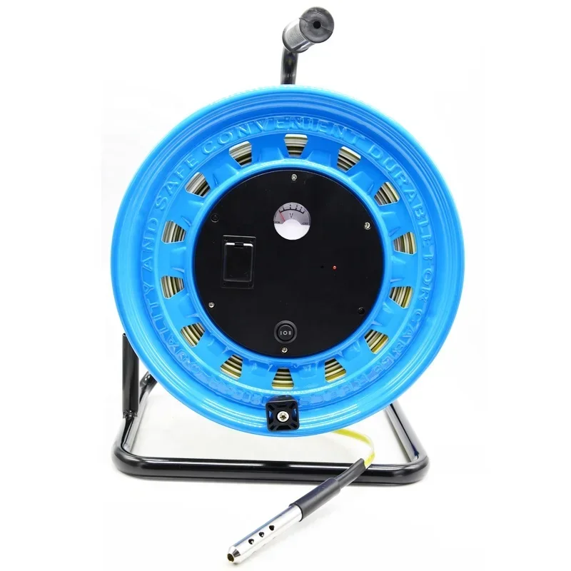 Portable Water Level Indicator Steel Ruler 50m-500m Piezometer Cable Well Depth Gauge for Monitoring Water Levels