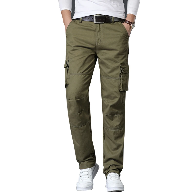 Multi-Pocket Men's Casual Pants Military Tactical Joggers Cargo Pants Outdoor Hiking Trekking Sweatshirt Men's Hip Hop Bottom