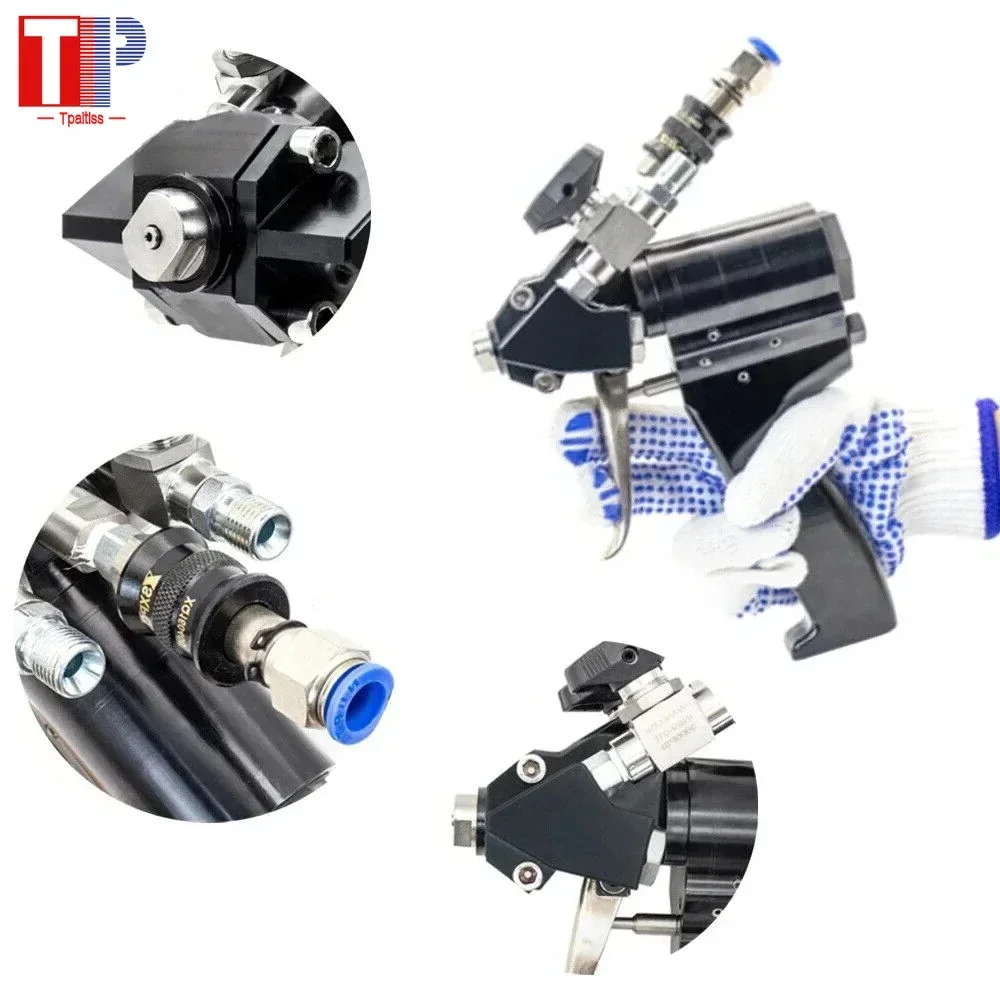Tpaitlss  PU P2 Polyurethane Foam Spray Gun PU Gun 35Mpa with Accessories Combination High Quality