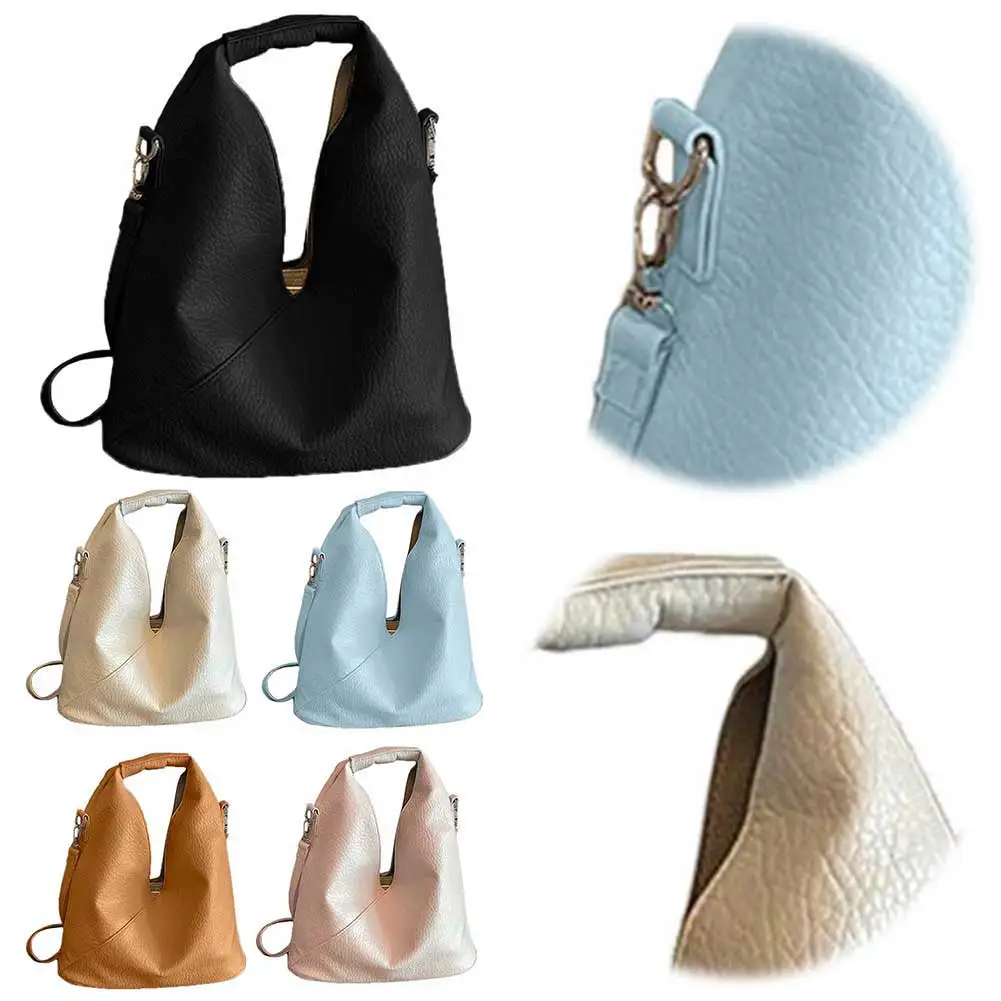 

Hobo Bag PU Leather Large Capacity Shoulder Bag for Women Slouchy Underarm Bag Handbag for Work Travel Shopping