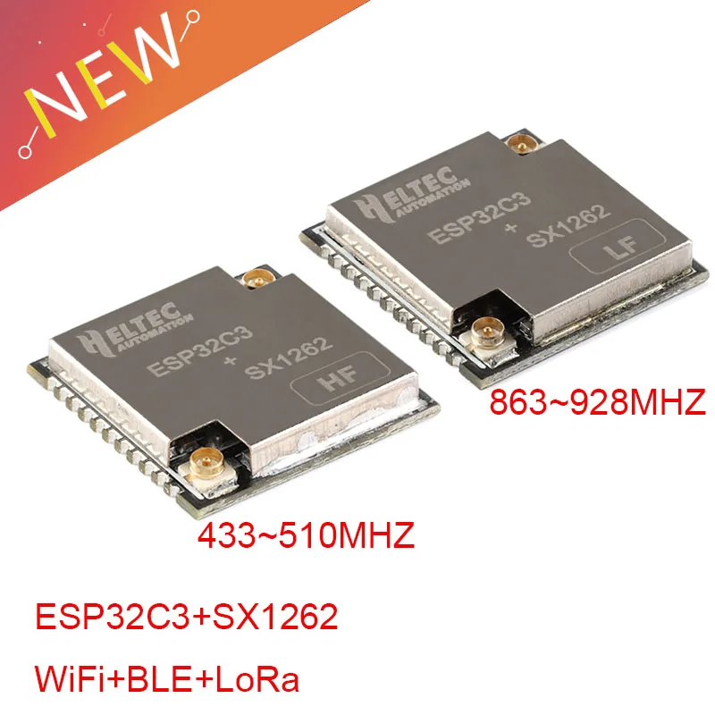 ESP32C3+SX1262 Moduł chipowy ESP32 C3 SX1262 WiFi+BLE+LoRa Moduł bezprzewodowy 863~928MHZ 433~510MHZMHZ
