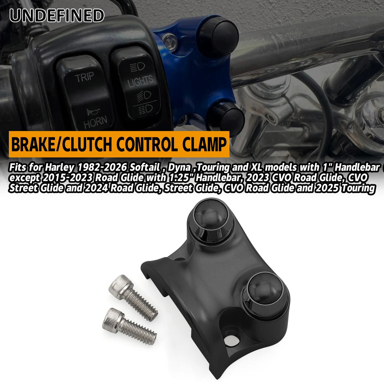 Motorcycle Clutch Bracket Control Switch Button For Harley 1982-2026 1