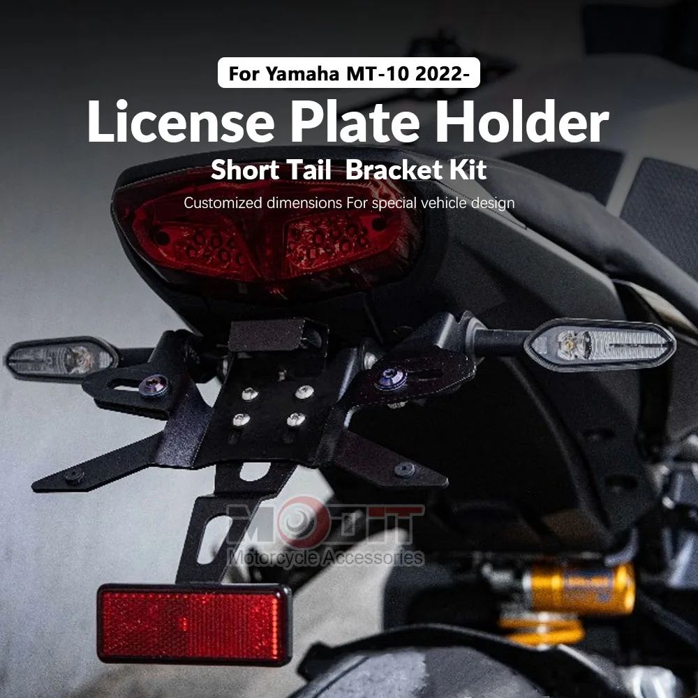 For Yamaha MT-10 MT10 MT 10 2022 2023 2024 2025 Motorcycle Accessories License Plate Holder Tail Tidy Fender Eliminator